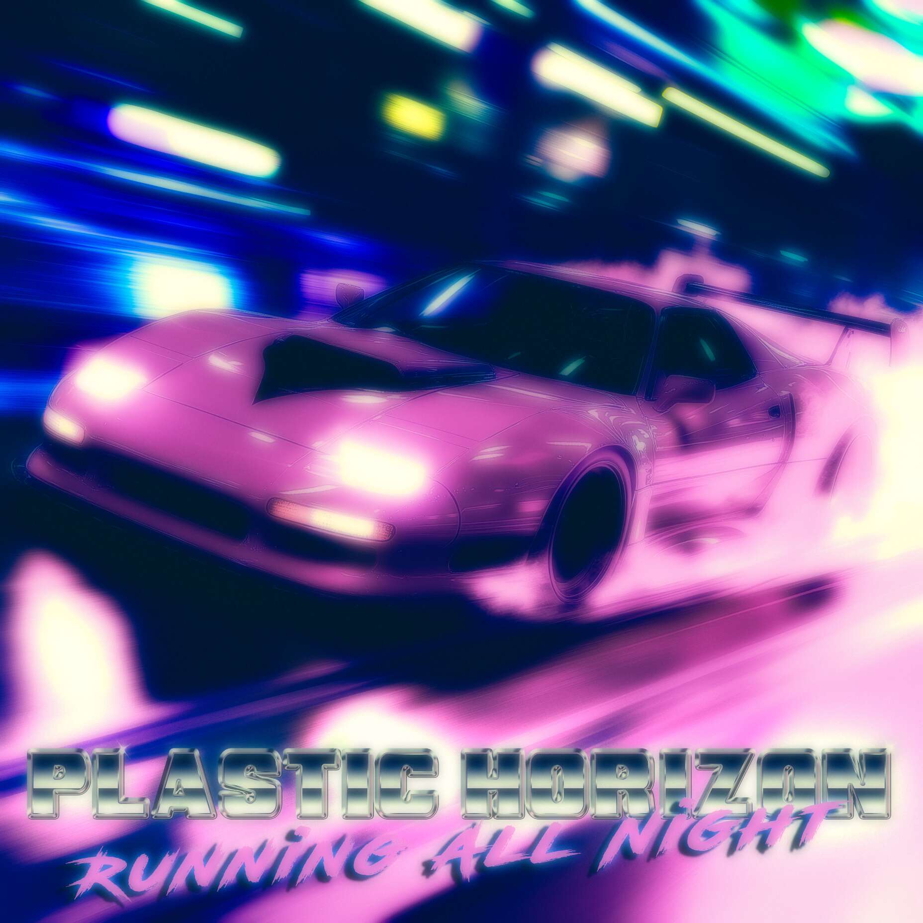 Running All Night single cover art by Plastic Horizon