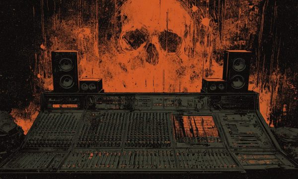 A vision of a recording studio console in hell.