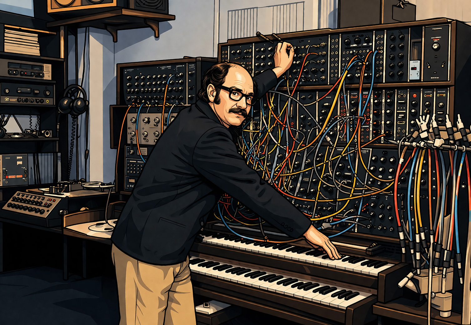 Mort and his Moog